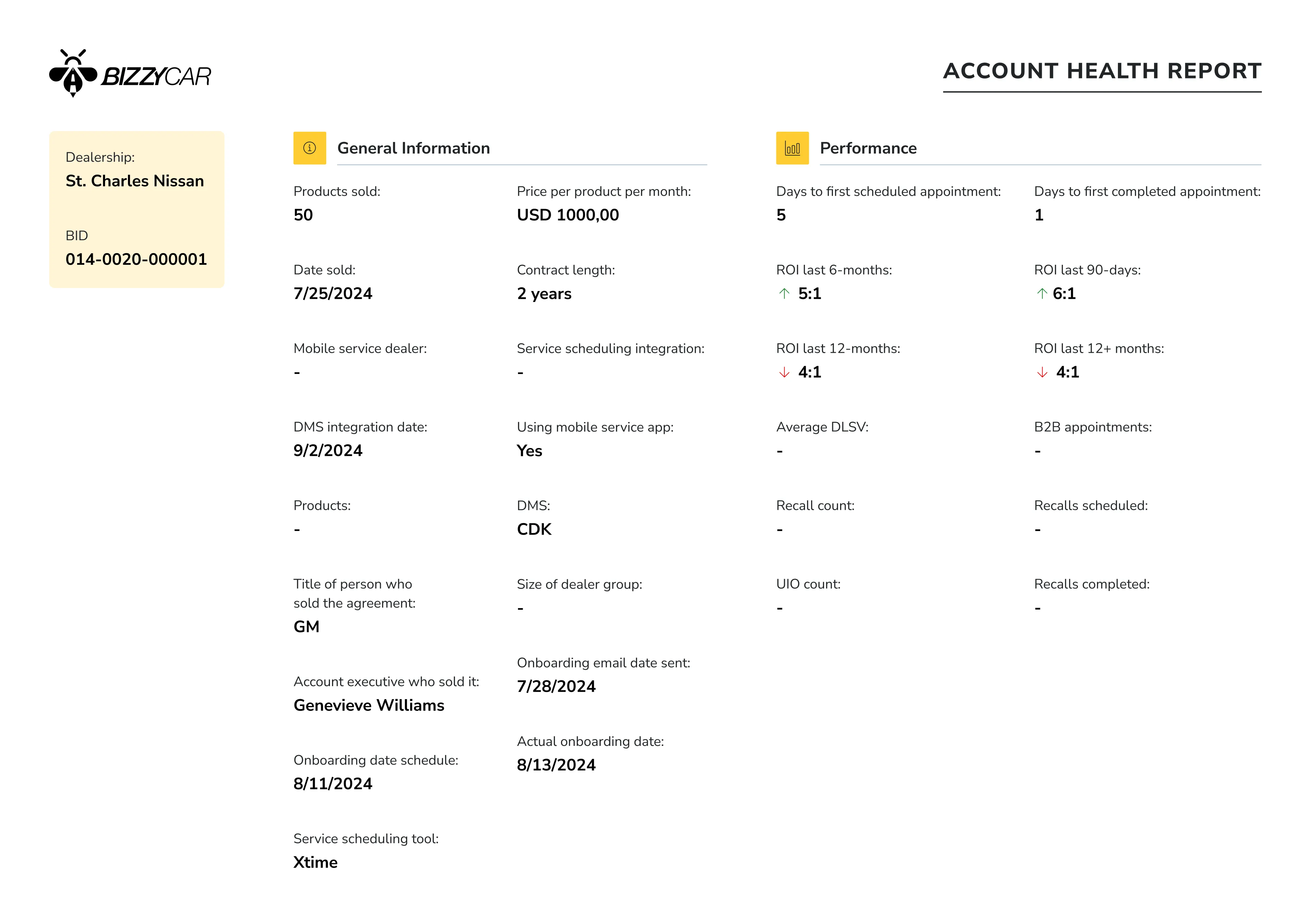 BizzyCar overview