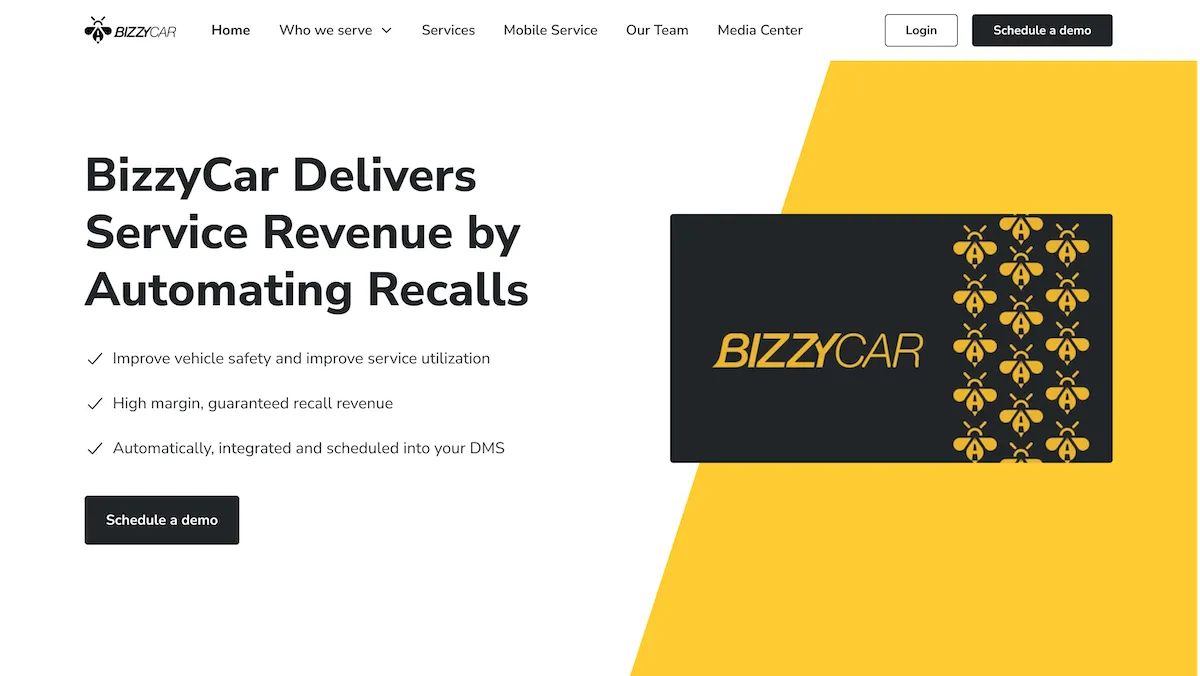 Boosting BizzyCar's Growth with Recall Management Solutions project overview